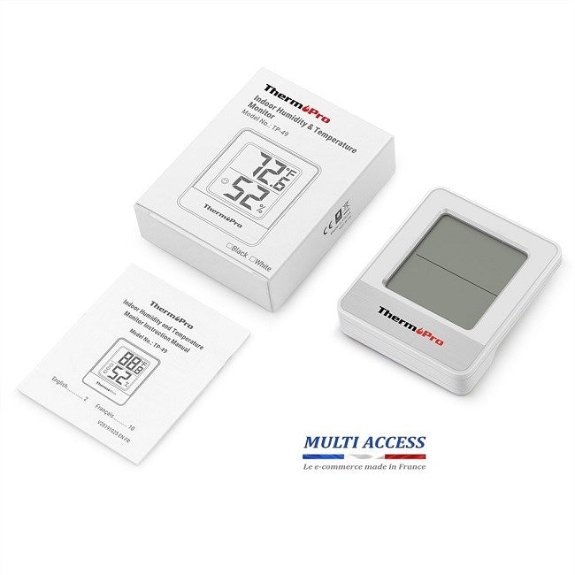 Petit Thermomètre Hygromètre Intérieur Numérique sans fil ThermoPro TP49