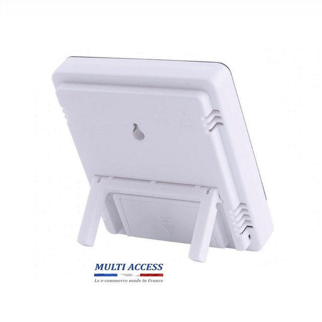 Station météo Thermomètre digital intérieur avec sonde extérieur Hygromètre température horloge 4