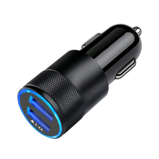 Chargeur Voiture Allume-Cigare USB 2 Ports Universel iPhone Samsung Xiaomi