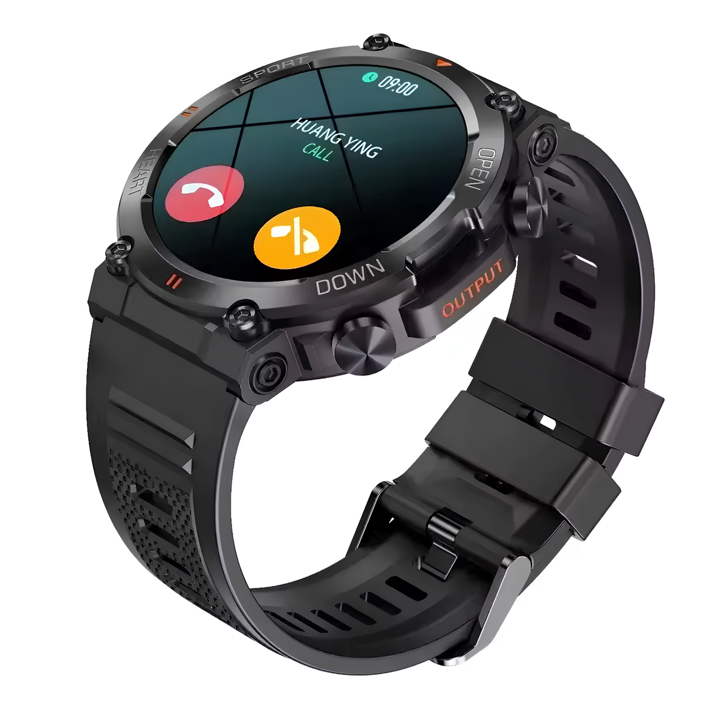 Montre Connectée Homme Smartwatch Intelligente Sport 1.39 HD Étanche Android iOS