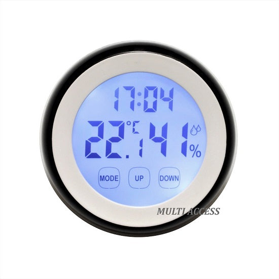 Thermomètre Hygromètre Digital LCD Tactile Température Humidité multi-access.fr