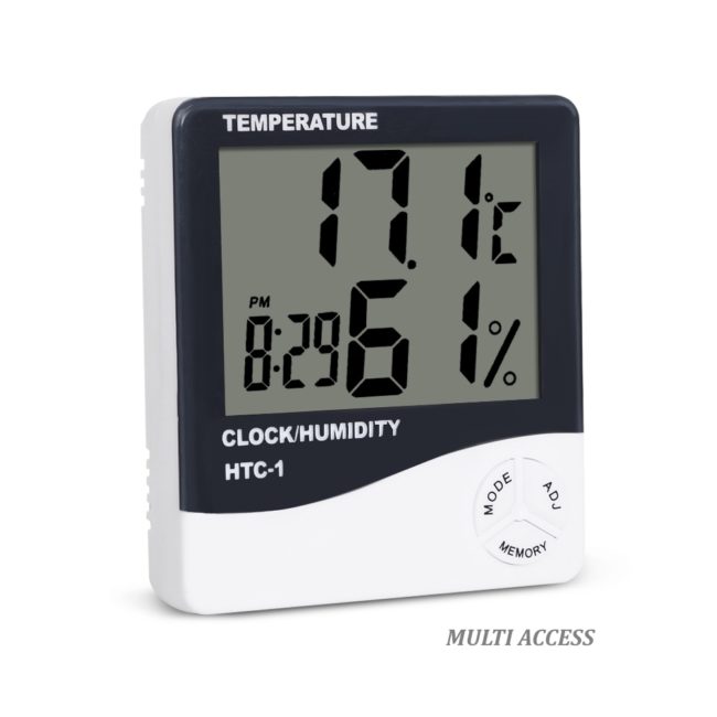 Thermomètre Hygromètre Numérique Digital Température Humidité MaxMin Heure (2)