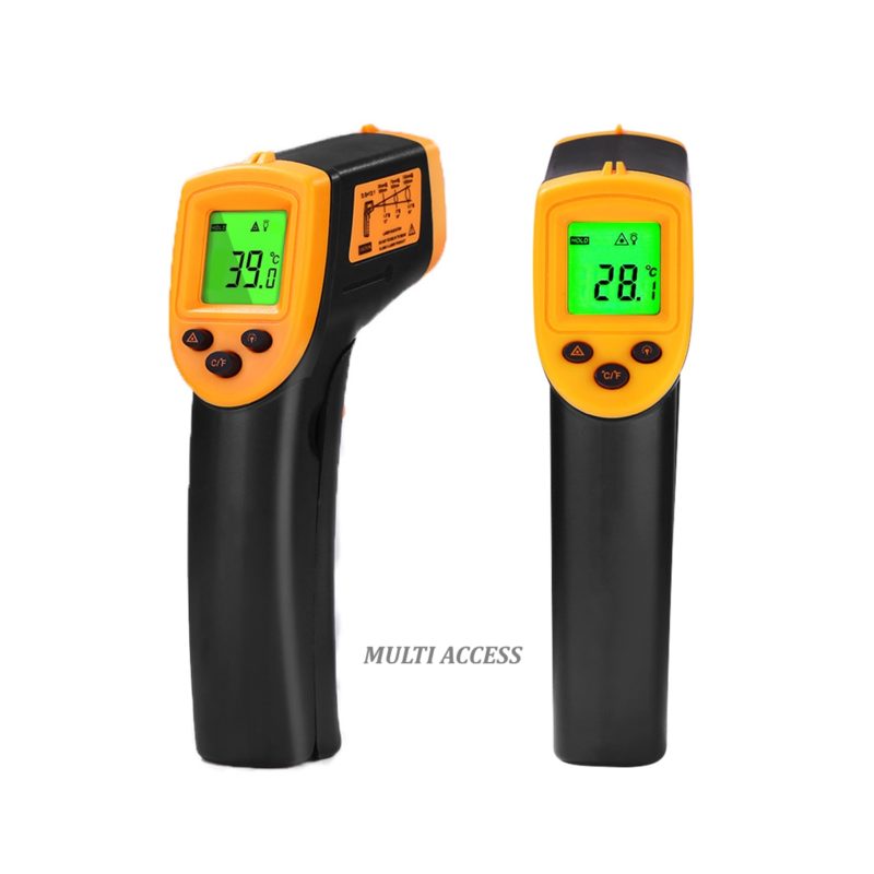 Thermomètre infrarouge IR laser sans contact numérique température 5